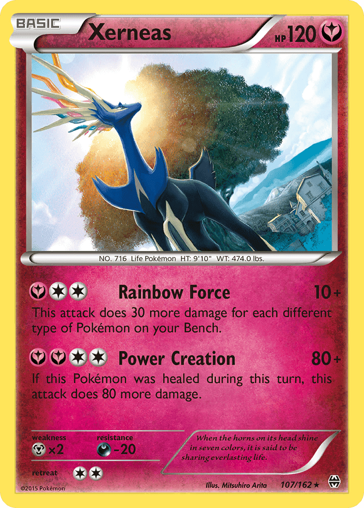Xerneas (107/162) [XY: BREAKthrough] (Online Only)