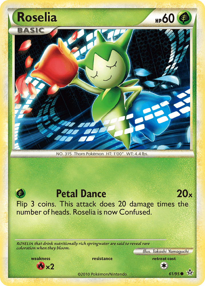 Roselia (61/95) [HeartGold & SoulSilver: Unleashed] (Online Only)