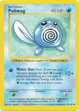 Poliwag (59/102) [Base Set Shadowless Unlimited] (Online Only)