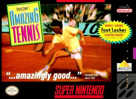 David Crane's Amazing Tennis (Super Nintendo) (Online Only)