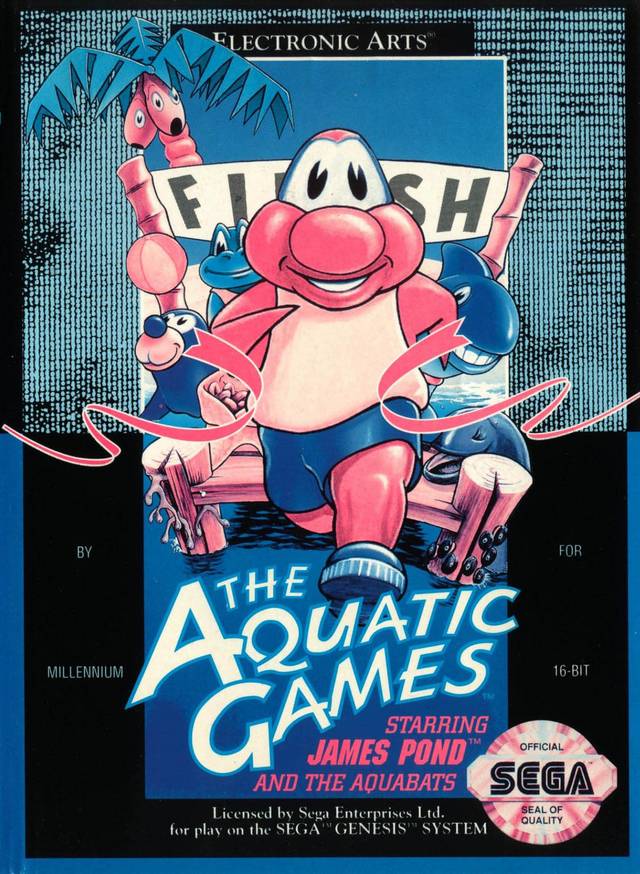 Aquatic Games Starring James Pond (Sega Genesis) (ONLINE ORDER ONLY)