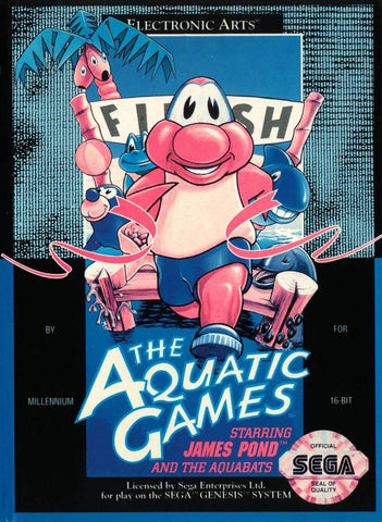 Aquatic Games Starring James Pond (Sega Genesis) (ONLINE ORDER ONLY)