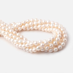 7.5-8mm Off White Off Round Freshwater Pearls 15.5 inch 48 Beads (ONLINE ORDER ONLY)
