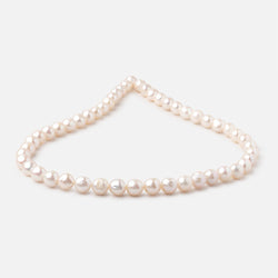 7.5-8mm Off White Off Round Freshwater Pearls 15.5 inch 48 Beads (ONLINE ORDER ONLY)
