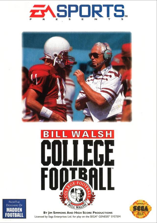 Bill Walsh College Football (Sega Genesis) (ONLINE ORDER ONLY)