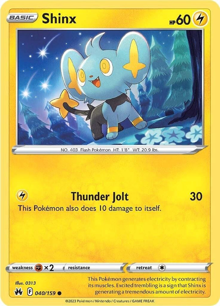Shinx (040/159) (40) [Sword & Shield: Crown Zenith] (Online Only)