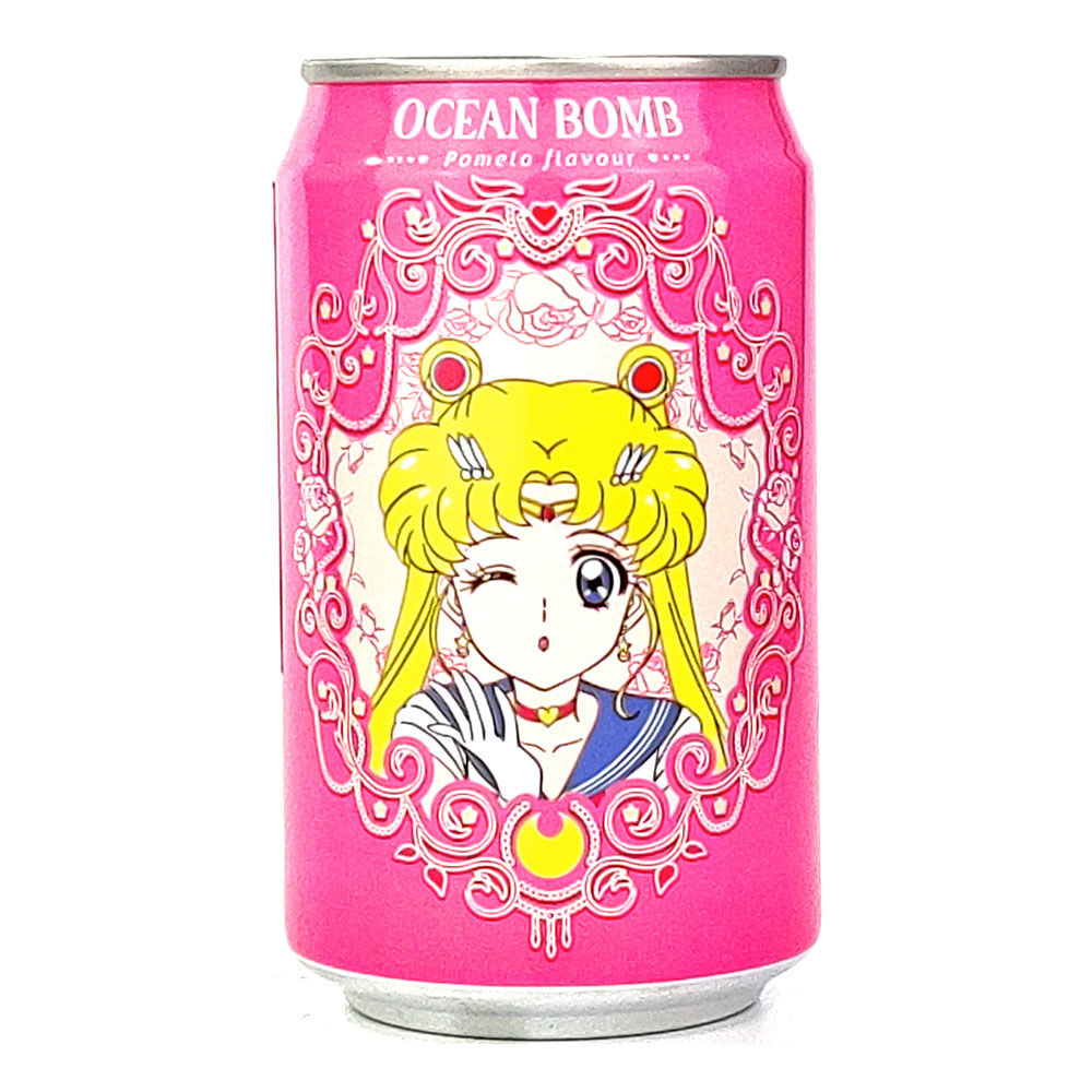 Ocean Bomb Pomelo Flavor Sparkling Water Sailor Moon (1 Can) (ONLINE ORDER ONLY)
