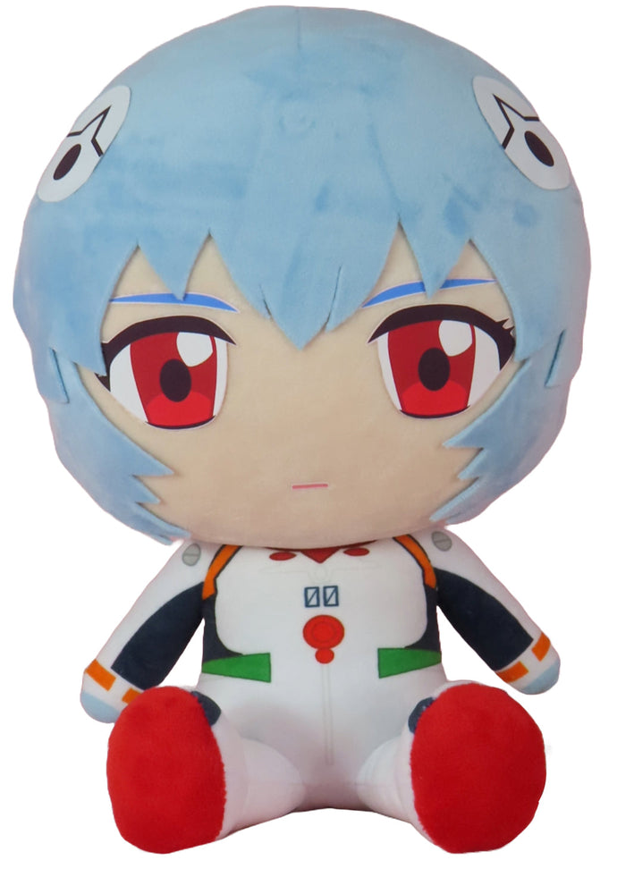 EVANGELION NEW MOVIE - REI PLUG SUIT SITTING PLUSH (ONLINE ORDER ONLY)