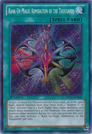 Rank-Up-Magic Admiration of the Thousands [DRLG-EN044] Secret Rare (ONLINE ORDER ONLY)