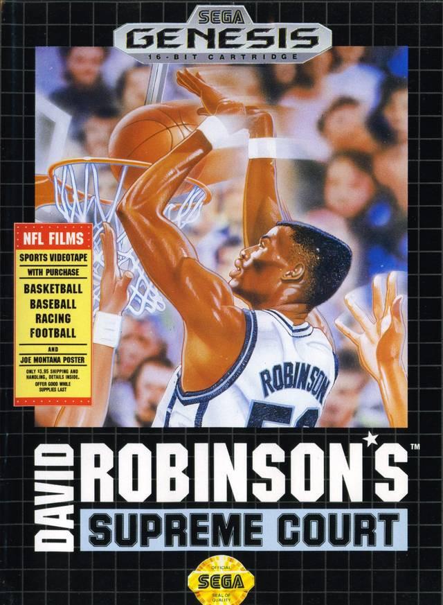David Robinson's Supreme Court (Sega Genesis) (ONLINE ORDER ONLY)