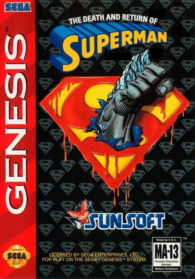 The Death And Return Of Superman (Sega Genesis) (ONLINE ORDER ONLY)