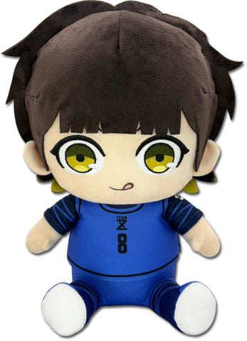 Blue Lock Meguru Bachira Team Z Uniform Sitting Pose Plush 12 inch