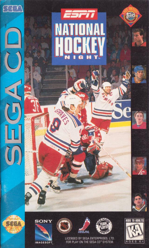 ESPN National Hockey Night (Sega CD) (ONLINE ORDER ONLY)