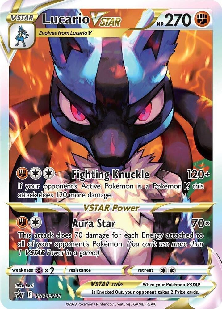 Lucario VSTAR (SWSH291) [Sword & Shield: Black Star Promos] (Online Only)