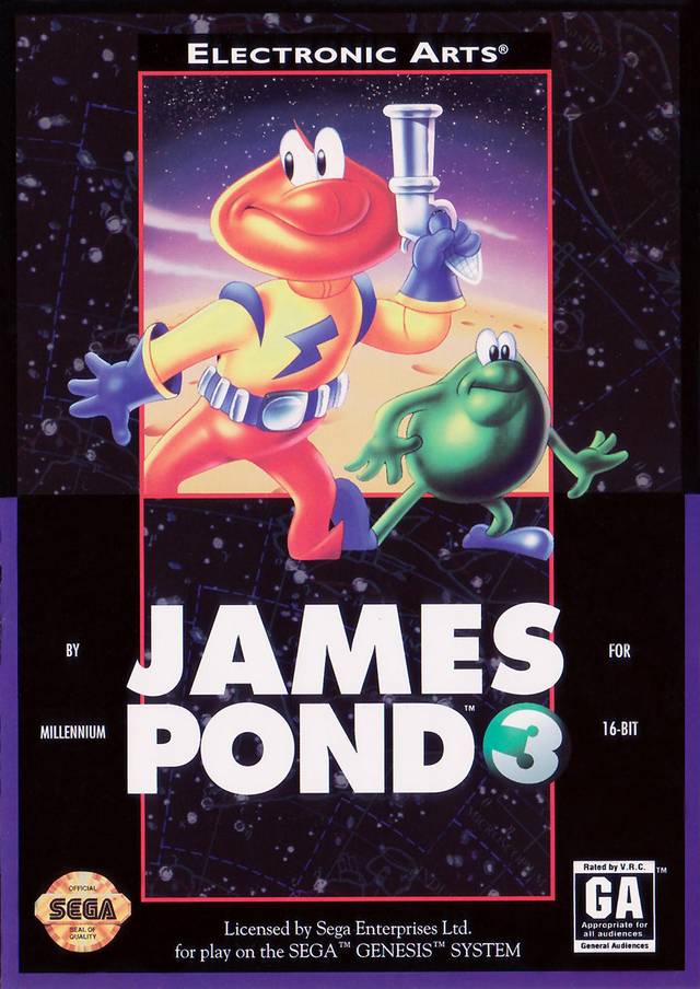 James Pond 3: Operation Starfish (Sega Genesis) (ONLINE ORDER ONLY)