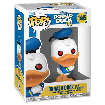 Donald Duck 90th Anniversary Donald Duck with Heart Eyes Funko Pop! Vinyl Figure #1445 (ONLINE ORDER ONLY)