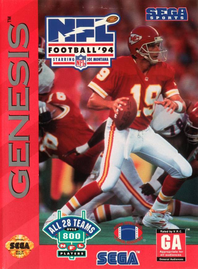 NFL Football '94 Starring Joe Montana (Sega Genesis) (ONLINE ORDER ONLY)
