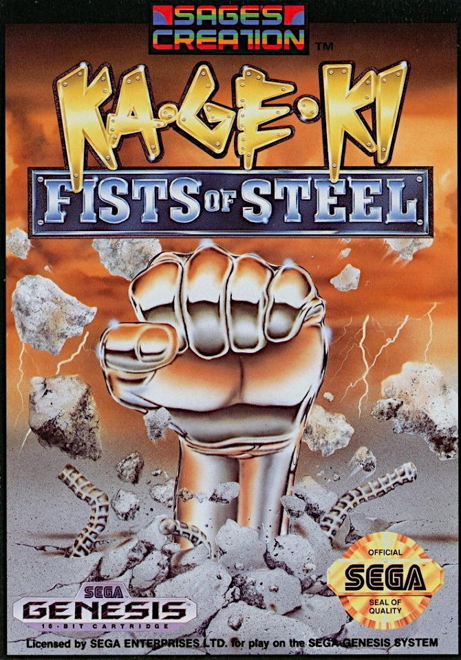 Ka-Ge-Ki Fists of Steel (Sega Genesis) (ONLINE ORDER ONLY)