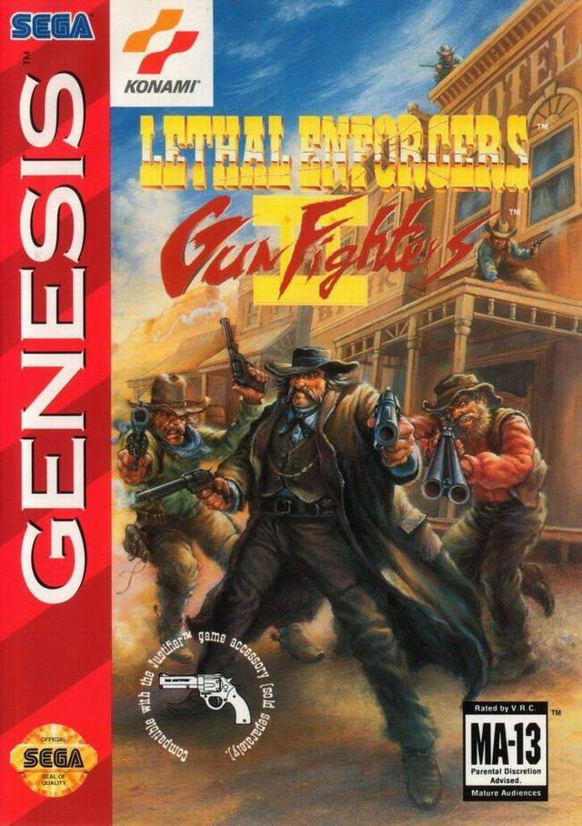 Lethal Enforcers II Gun Fighters (Sega Genesis) (ONLINE ORDER ONLY)