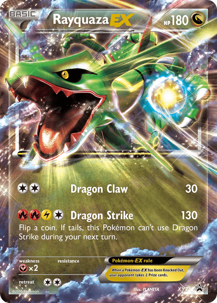 Rayquaza EX (XY73) [XY: Black Star Promos] (Online Only)