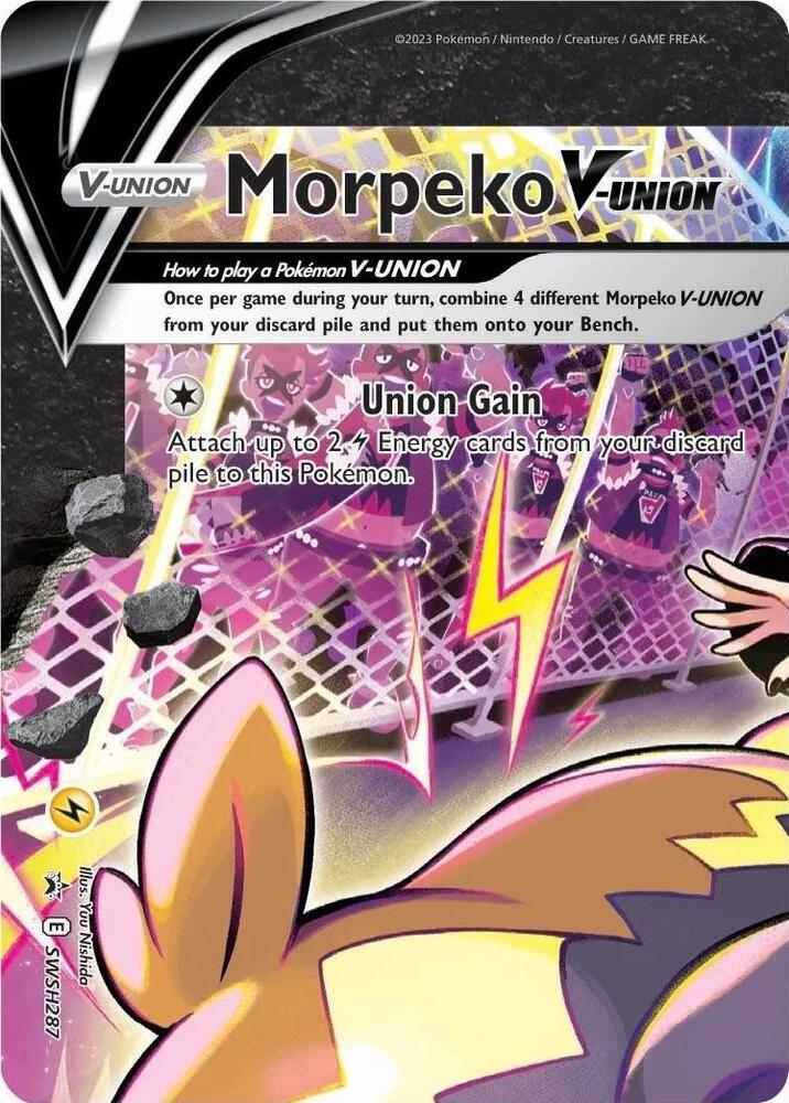 Morpeko V-Union (SWSH287) [Sword & Shield: Black Star Promos] (Online Only)