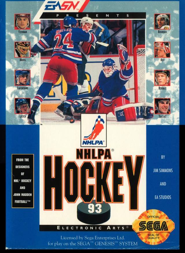 NHLPA Hockey '93 (Sega Genesis) (ONLINE ORDER ONLY)