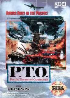 P.T.O. Pacific Theater of Operations (Sega Genesis) (ONLINE ORDER ONLY)