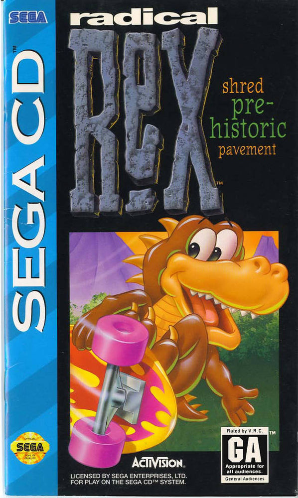 Radical Rex (Sega CD) (ONLINE ORDER ONLY)