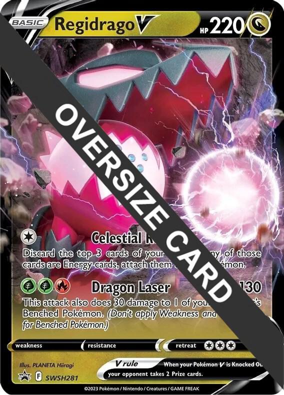 Regidrago V (SWSH281) (Jumbo Card) [Sword & Shield: Black Star Promos] (Online Only)