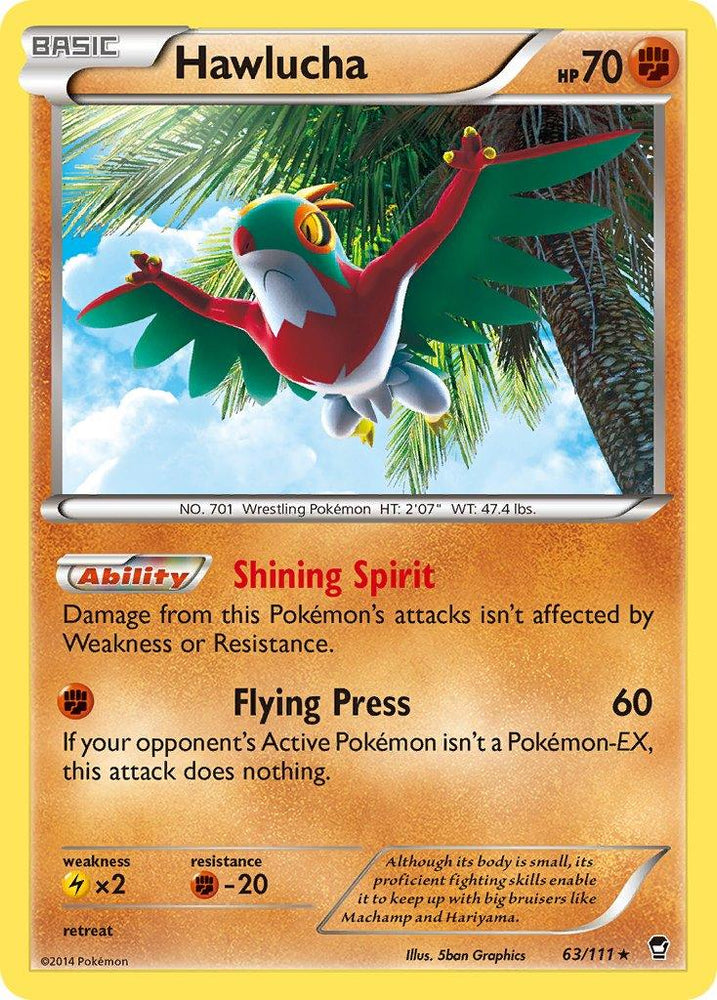 Hawlucha (63/111) (Cosmos Holo) (Blister Exclusive) [XY: Furious Fists] (Online Only)