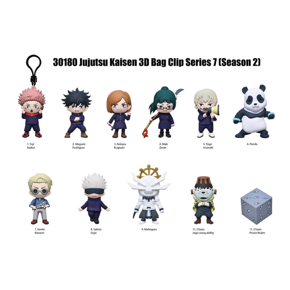 Jujutsu Kaisen 3D Foam Bag Clip Series 7 by Monogram