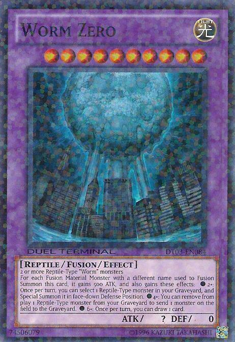 Worm Zero [DT03-EN084] Super Rare (ONLINE ORDER ONLY)