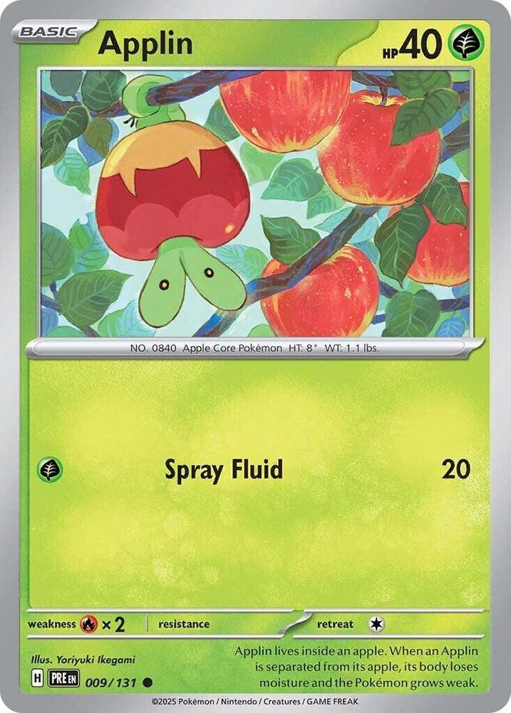 Applin (009/131) [Scarlet & Violet: Prismatic Evolutions] (Online Only)