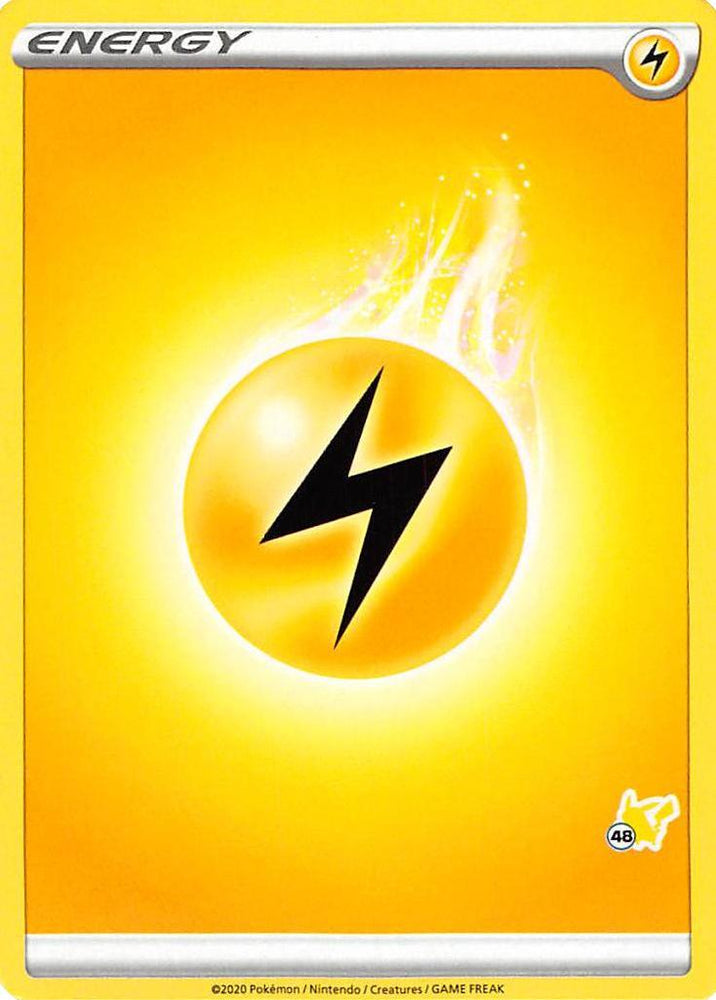 Lightning Energy (Pikachu Stamp #48) [Battle Academy 2022] (Online Only)