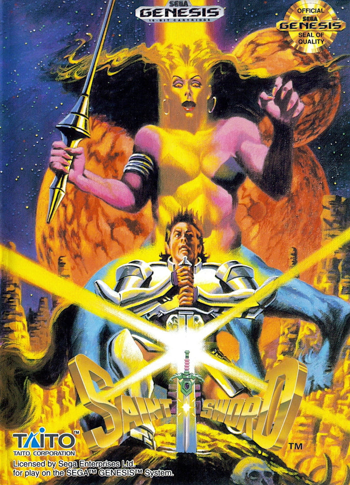 Saint Sword (Sega Genesis) (ONLINE ORDER ONLY)