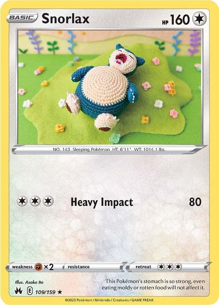 Snorlax (109/159) [Sword & Shield: Crown Zenith] (Online Only)