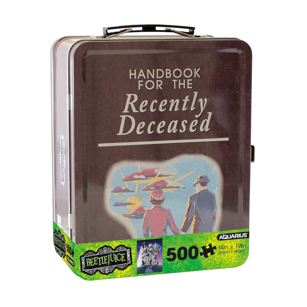 Aquarius Puzzles: Beetlejuice 500 Piece Jigsaw Puzzle & Fun Box Set