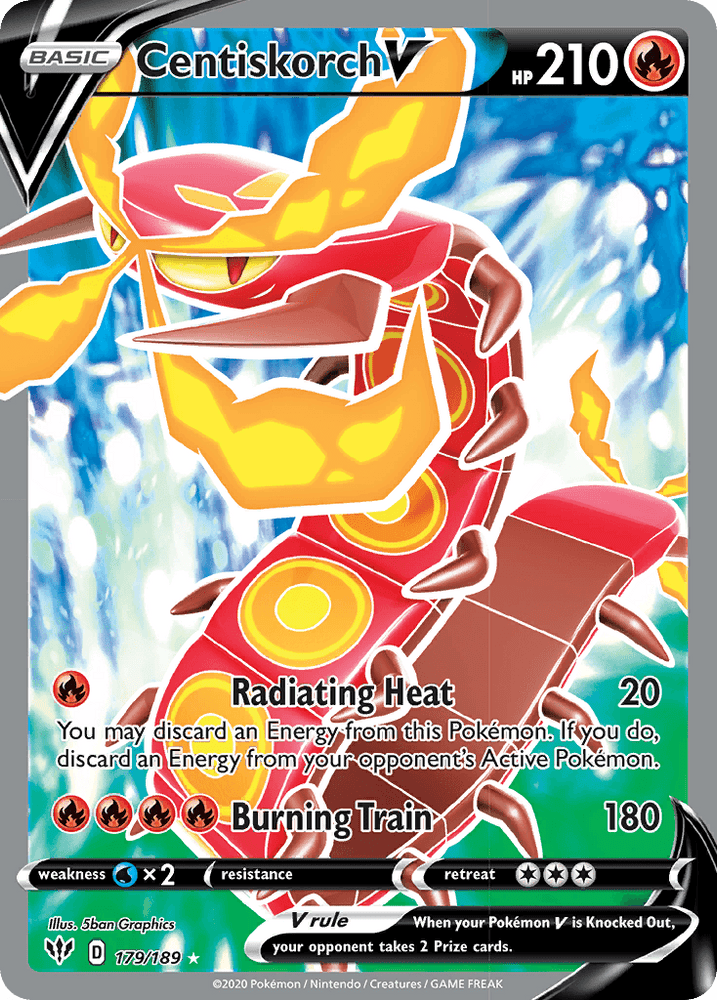 Centiskorch V (179/189) [Sword & Shield: Darkness Ablaze] (Online Only)