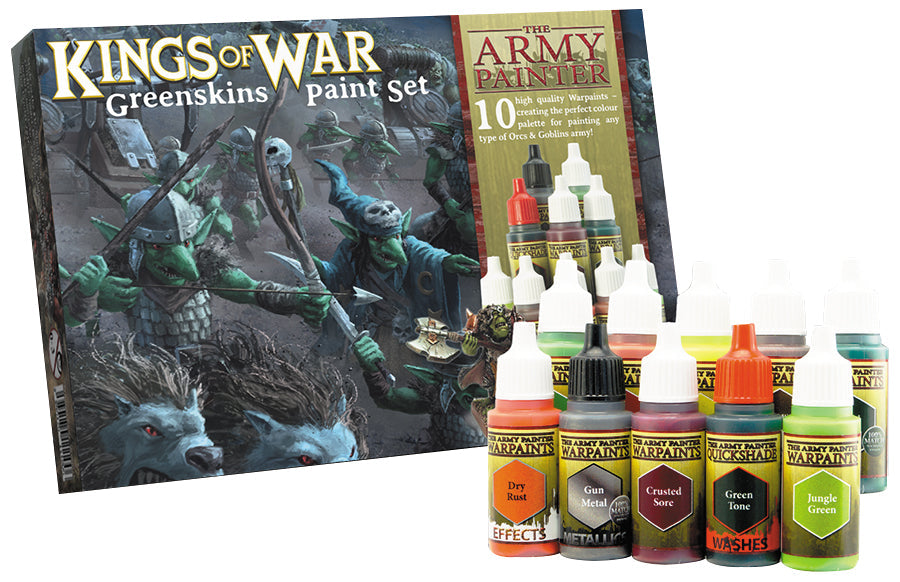 Army Painter Warpaints: Kings of War Greenskins Paint Set (10) (ONLINE ORDER ONLY)