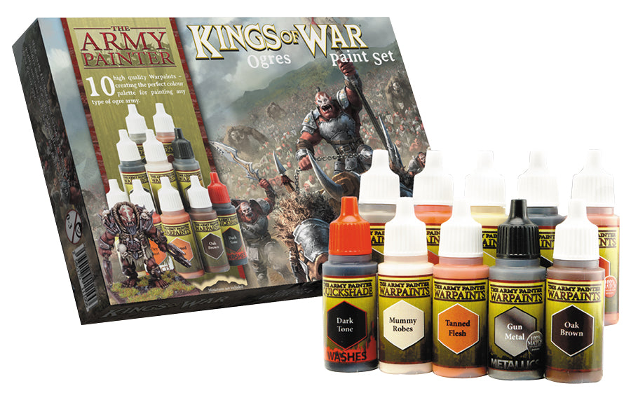 Army Painter Warpaints: Kings of War Ogres Paint Set (10) (ONLINE ORDER ONLY)