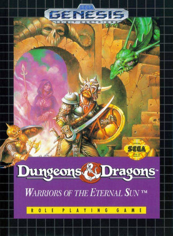 Dungeons & Dragons: Warriors of the Eternal Sun (Sega Genesis) (ONLINE ORDER ONLY)