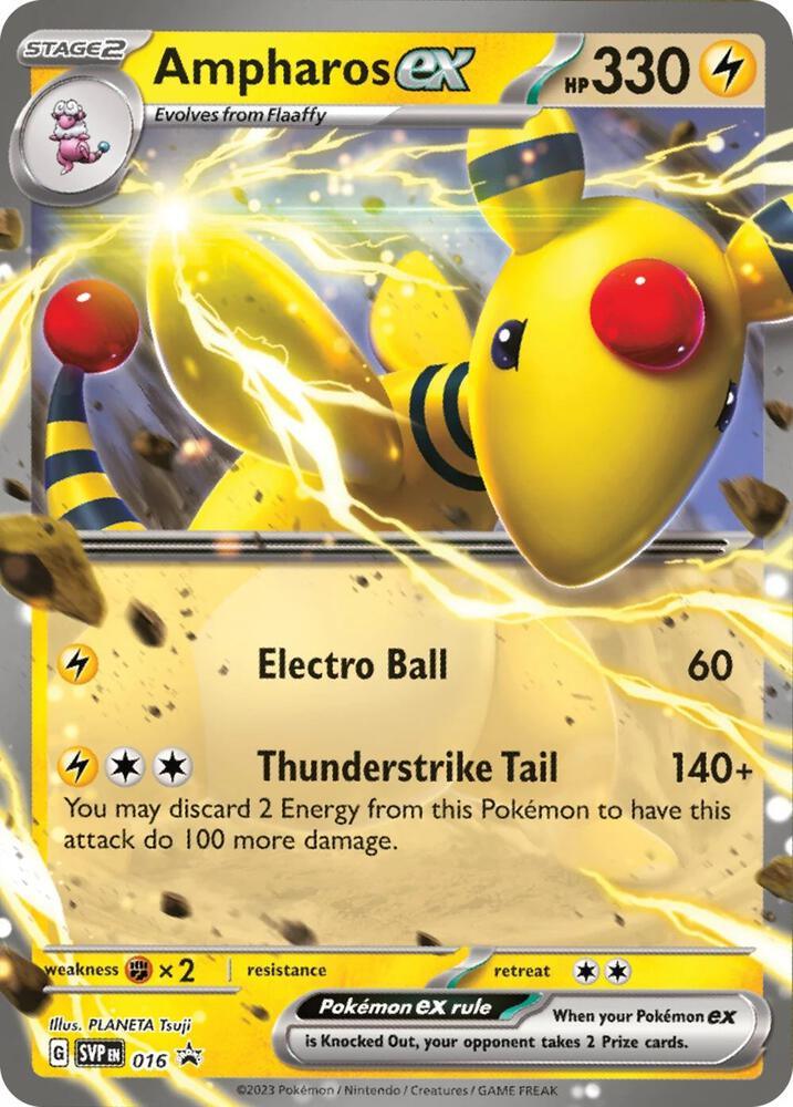 Ampharos ex (016) [Scarlet & Violet: Black Star Promos] (Online Only)