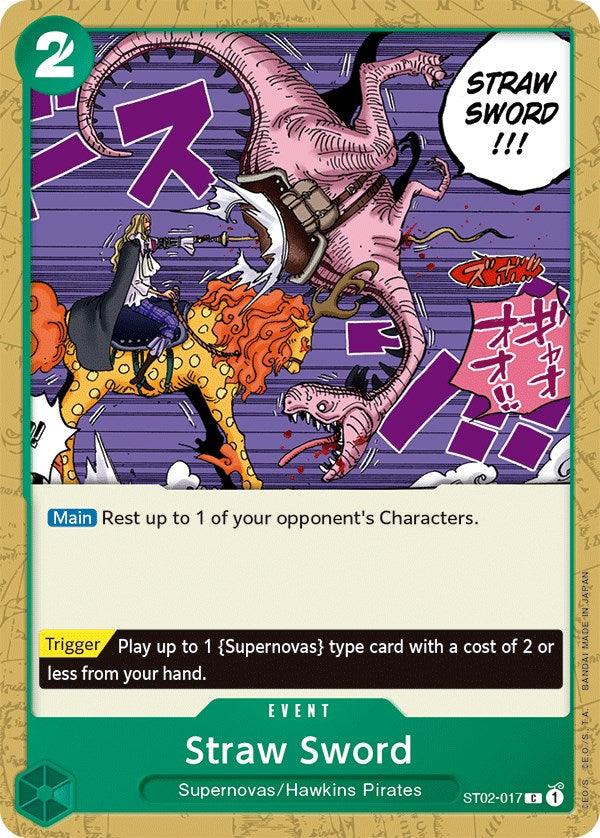 Straw Sword [Starter Deck: Worst Generation] (ONLINE ORDER ONLY)