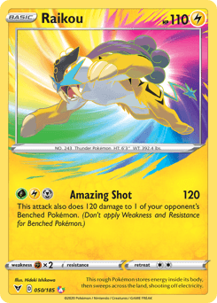 Raikou (050/185) [Sword & Shield: Vivid Voltage] (Online Only)