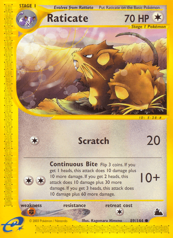 Raticate (89/144) [Skyridge] (Online Only)