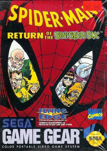 Spider-Man: Return of the Sinister Six (Sega Game Gear) (ONLINE ORDER ONLY)