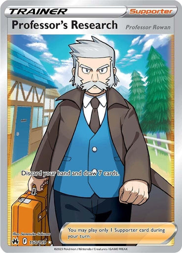 Professor's Research (150/159) (Full Art) [Sword & Shield: Crown Zenith] (Online Only)