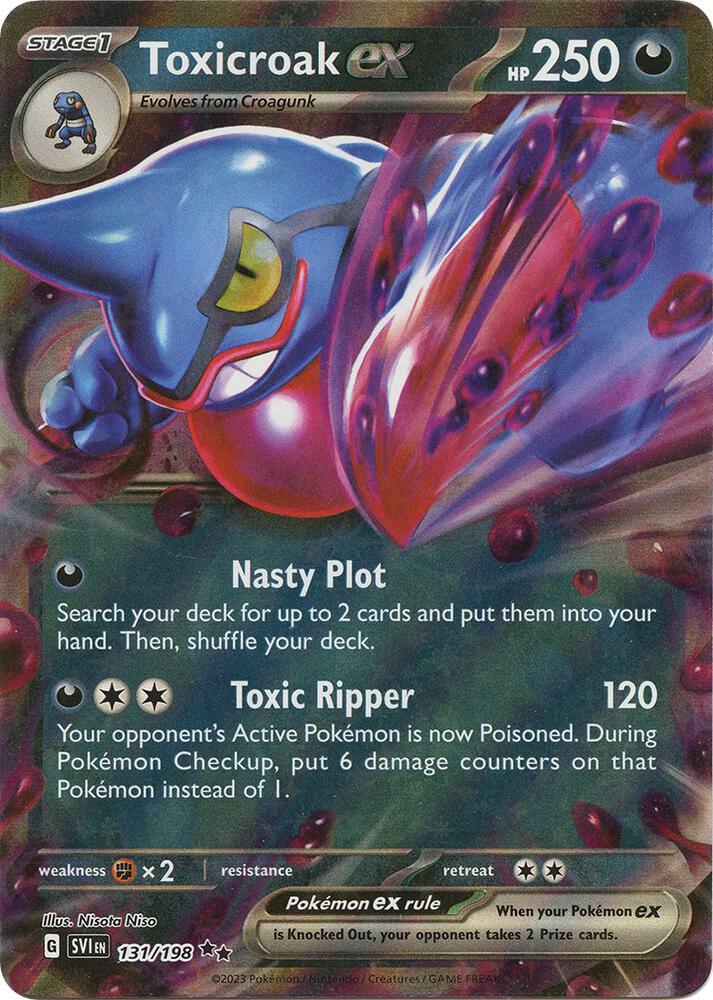 Toxicroak ex (131/198) [Scarlet & Violet: Base Set] (Online Only)