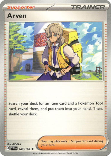 Arven (166/198) [Scarlet & Violet: Base Set] (Online Only)
