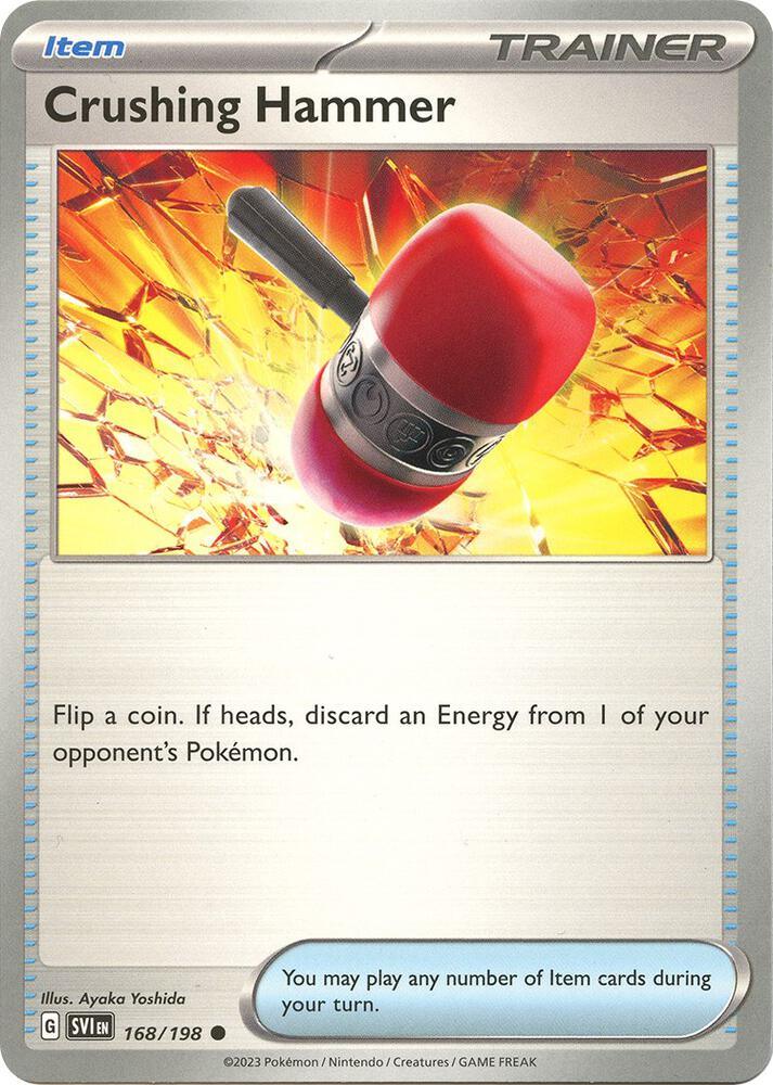 Crushing Hammer (168/198) [Scarlet & Violet: Base Set] (Online Only)